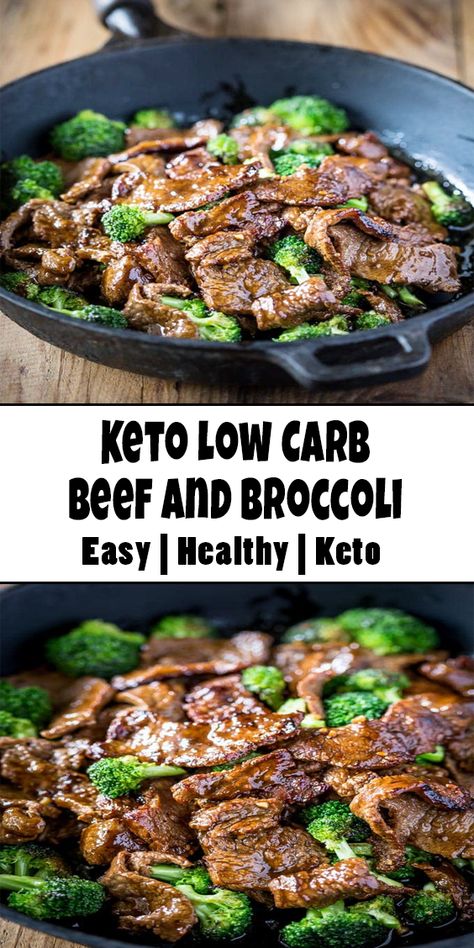 Keto Low Carb Beef and Broccoli, this is a easy weeknight stir fry that is fast and easy to make. You will want to marinate it ahead of time for about an hour, and the flavours come together in the pan when you cook it! #keto #lowcarb #healthy #beef #broccoli Low Carb Beef And Broccoli, Broccoli Keto, Asian Sides, Beef And Broccoli Recipe, Health Meals, Low Fat Low Carb, Low Carb Low Fat Recipes, Mapo Tofu, Beef And Broccoli