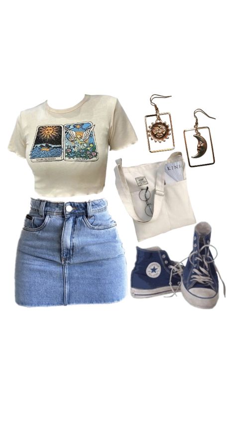 Fun Summer Clothes, Aesthetic Summer Outfits Casual, Polyvore Boho Outfits, Athstetic Outfits, Summer 80s Outfits, 90s Outfits Women, 80s Summer Outfits, Look Grunge, Luna Lovegood