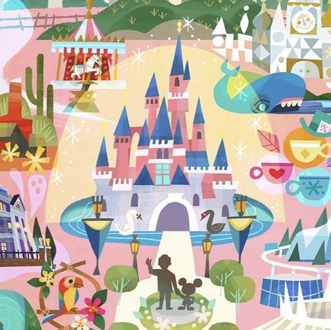 Disney Themed Classroom, Disneyland Birthday, Disney Print, Disney Wall, Disney Posters, Disney Artwork, Disney Day, Disney Magic Kingdom, Vintage Disneyland