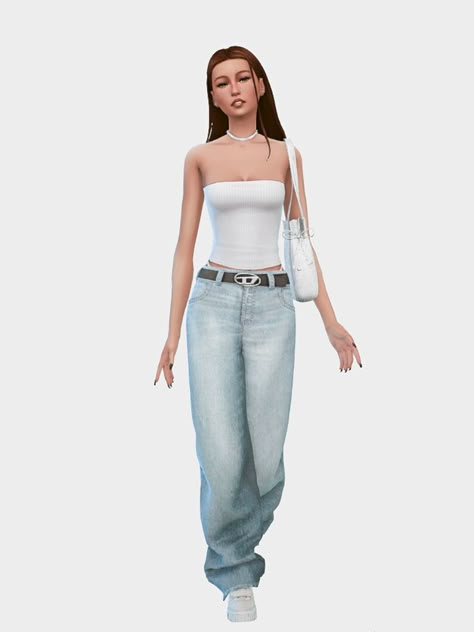 #sims4 #sims4cc #ts4cc #lookbook #everyday #aesthetic #aestheticoutfit #thesims4 #outfits #outfitoftheday #outfitstyle #lookoftheday Ts4 Aesthetic Clothes, Sims 4 Cc Maxis Match Old Money, Cute Sims Outfits, Sims 4 Teen Outfits, Sims 4 Tube Top Cc, Sims 4 Cc Teen Mods, Women Clothes Cc Sims 4, Sims 4 Everyday Outfit Cc, Sims Cc Clothes Aesthetic