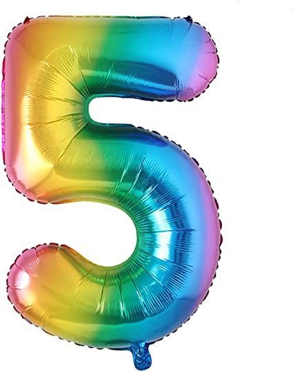 40inch Big rainbow Foil Birthday Balloon Helium Number Balloons Happy Birthday Party Decorations Kids Figures Wedding Air ball (40 inch Color 5) Helium Number Balloons, Balloon Helium, Balloons Happy Birthday, Party Decorations Kids, Foil Number Balloons, 5 Balloons, Rainbow Balloons, Kids Gift Guide, Kids Party Decorations