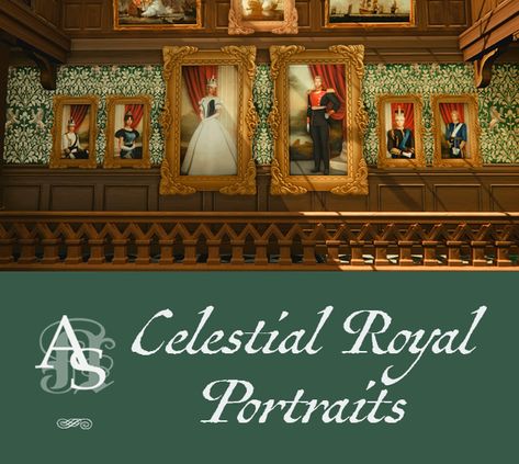 Sims 4 Royal Furniture, Sims 4 Royal Cc Furniture, Sims 4 Royal, Medieval Outfit, Castle Exterior, Sims 4 Hair Male, Royal Family Portrait, Royal Decorations, Furniture Cc