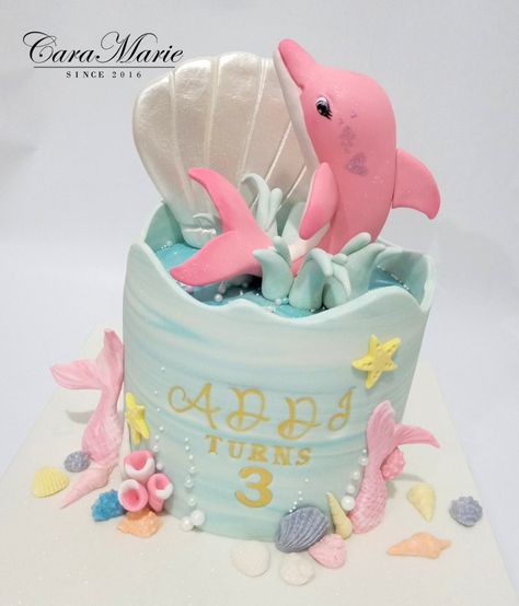 Dolphin cake Pink Dolphin cake Dolphin Cake Ideas, Dolphin Birthday Party, Dolphin Birthday Cakes, Dolphin Cake, Dolphin Birthday Parties, Dolphin Birthday, Dolphin Cakes, Dolphin Party, 7th Birthday Party Ideas