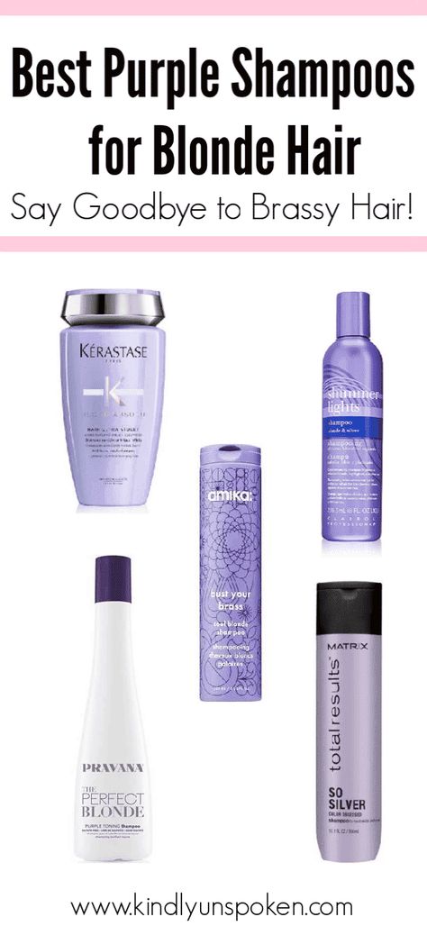 Keep your blonde hair looking beautiful and vibrant with these best purple shampoos for blondes! Plus - get my hair tips on how to apply and use purple shampoo for the best results. #purpleshampoo #haircare #shampoo #blondehair Best Purple Shampoo For Blondes, Best Shampoo And Conditioner For Blondes, Hair Care For Blonde Hair, Best Shampoo And Conditioner For Growth, Best Purple Shampoo Blondes, Best Shampoo For Colored Hair, Purple Shampoo Before And After, Ranma 1 2 Shampoo, Shampoo For Blonde Hair