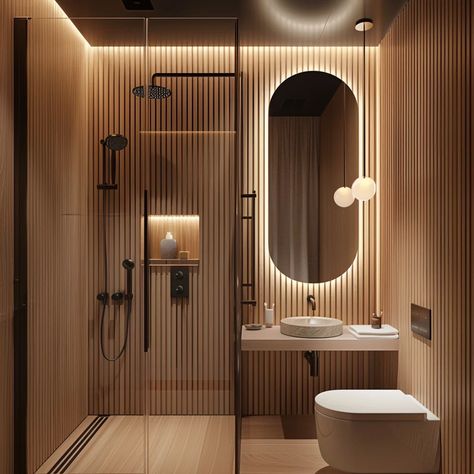 10+ Japandi Zen Ideas to Transform Your Bathroom - Vividly Aesthetic Japandi Vanity, Japandi Bathroom Design, Zen Ideas, Polaroid Display, Minimalist Elements, Japandi Bathroom, Earthy Bathroom, Curved Mirror, Minimalist Japanese