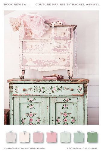 Shabby Chic Color Palette, Chic Color Palette, Shabby Chic Colors, Luxe Home, Decorating Bedroom, Essence Magazine, Shabby Chic Room, Shabby Chic Dresser, Shabby Chic Interiors