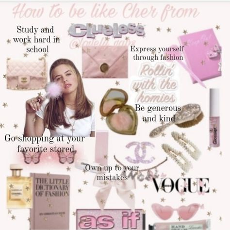 🌸Cher Horowitz aesthetic + lookbook 🌸 How To Live Like Cher Horowitz, Cher Horowitz Study Aesthetic, Cher Horowitz Room, Cher Horowitz Mindset, Cher Makeup Clueless, How To Be Cher Horowitz, How To Be Like Cher Horowitz, Cher Horowitz Icons, Cher Clueless Aesthetic