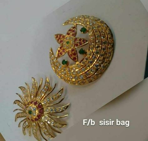 Surya Vanka Chandra Vanka, Chandra Vanka Surya Vanka, Surya Vanka Chandra Vanka Gold, Surya Chandrulu Gold, Suryavanka Chandravanka Gold, Molagolusu Gold Designs, Surya Chandra Pins In Gold Designs, Suryudu Chandrudu Gold Designs, Gold Jada Designs