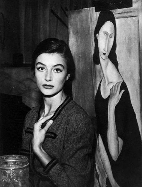 Modigliani Portraits, Modigliani Art, Anouk Aimee, Modigliani Paintings, French Film, Portrait Vintage, Amedeo Modigliani, Saint Etienne, French Films