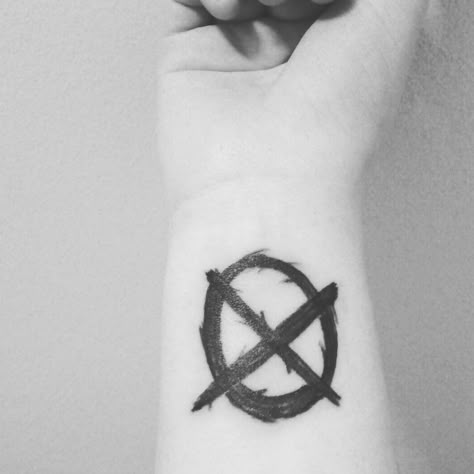 i am proxy Creepy Pasta Tattoo Ideas, Proxy Symbol Tattoo, Creepy Pasta Tattoo, Marble Hornets Tattoo, Proxy Tattoo, Creepypasta Tattoos, Proxy Symbol, Pentacle Tattoo, Silly Tattoos