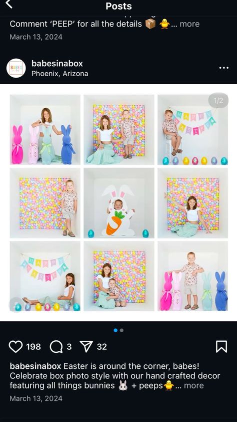 Diy Easter Photoshoot, Inside The Box Photography, Easter Photoshoot, Box Photography, Inside The Box, Diy Easter, Easter Diy, Easter, Photography