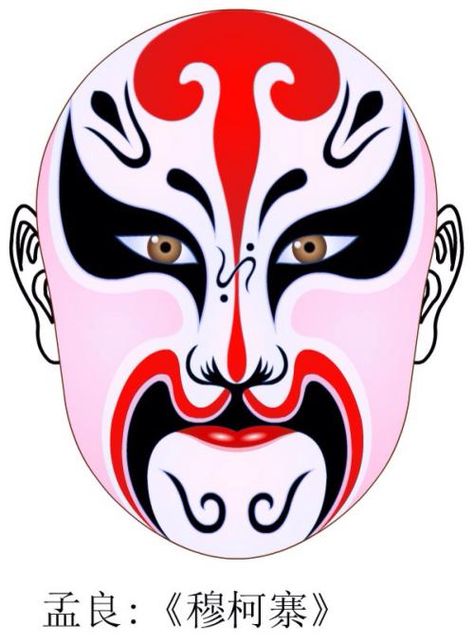 Chinese Beijing Opera Face Makeup is the quintessence of Chinese culture. Follow me and there are more about Chinese cultures. Chinese Opera Mask, Chinese Mask, Opera Mask, Peking Opera, Beijing Opera, Traditional Chinese Art, Mask Drawing, Chinese Opera, Chinese Martial Arts