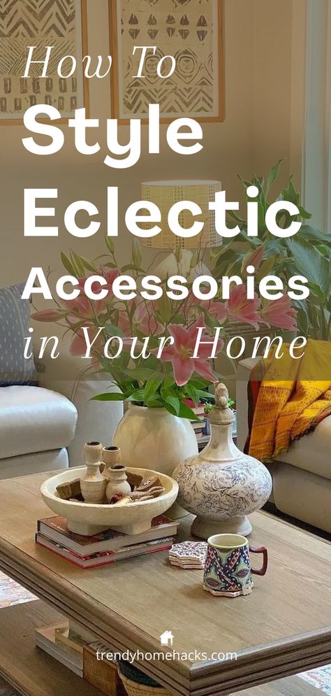 This post is packed with essential insights and practical tips. From understanding the fundamental principles of eclectic decor to choosing and arranging accessories that complement your aesthetic, our goal is to help you transform your space into an engaging and comfortable haven.

Check it out on the blog! Minimalist Eclectic Decor, Eclectic Minimalist Decor, Cozy Eclectic Home, Mix Modern And Antique, Eclectic Vases, Oversized Art Print, Eclectic Interior Style, Eclectic House, Boho Eclectic