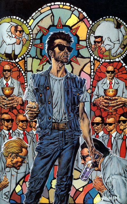 Preacher (Cassidy & Stained Glass), Glenn Fabry Fabian Perez, Alex Pardee, Vertigo Comics, Geeky Art, Frank Cho, Dante Gabriel Rossetti, Gil Elvgren, Boris Vallejo, Graphic Novel Art