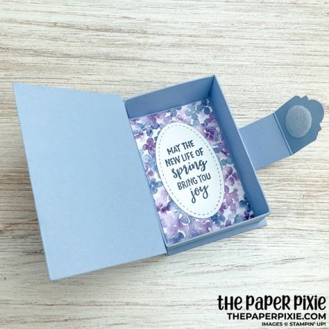 The Paper Pixie, Paper Pixie, Paper Box Diy, Box Video, Treat Holders, Gift Card Boxes, Card Boxes, Paper Craft Diy Projects, Treat Holder