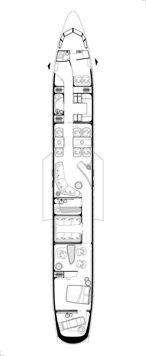 Private Jet Interior Design - VIP aircraft floor plans Boeing 767 Private Jet Interior, Private Jet Floor Plan, Private Jet Interior Design, Luxury Private Jets Interior, Airplane Interior Design, Dutton House, Private Plane Interior, Small Private Jets, Airplane House