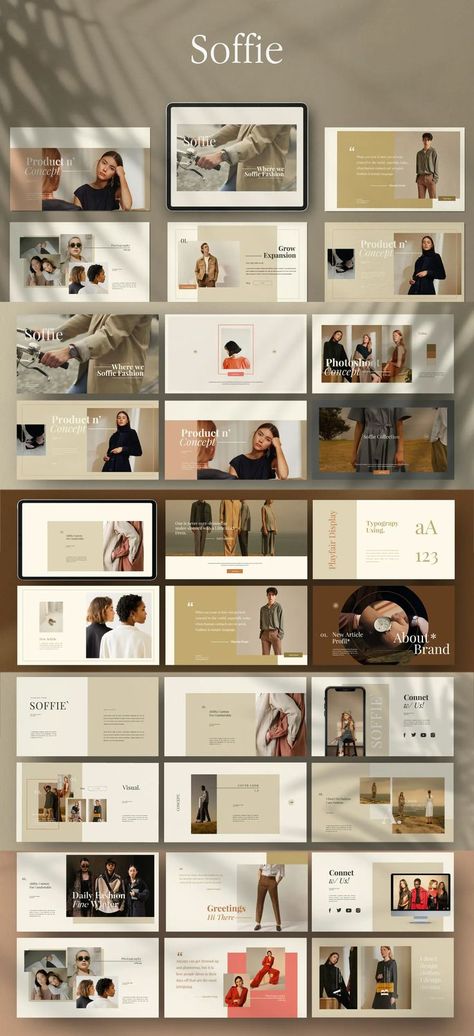 Retail Presentation Design, Fashion Ppt Layout, Power Point Photo Presentation, Photo Presentation Layout, Beauty Presentation Design, Beautiful Powerpoint Design, Fashion Powerpoint Design, Fashion Presentation Template, Fashion Ppt Template