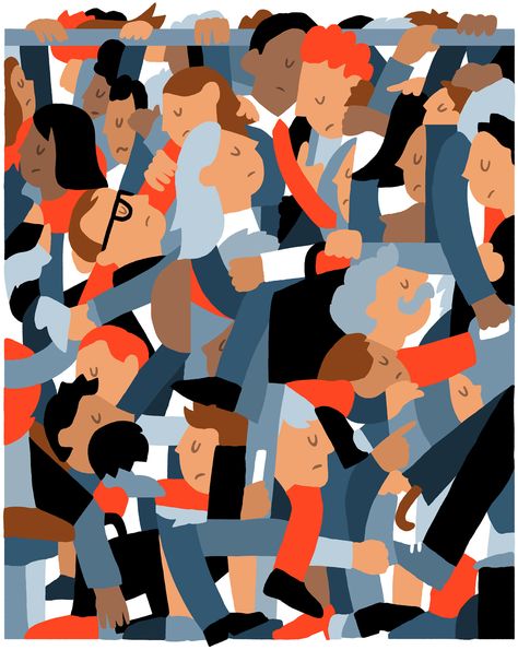 Train Crowd - James Gibbs Gcse Graphics, World Population Day, Population Day, Art Class Projects, Adventure Books, Red Vs Blue, Illustrations Digital, Bristol Uk, World Population