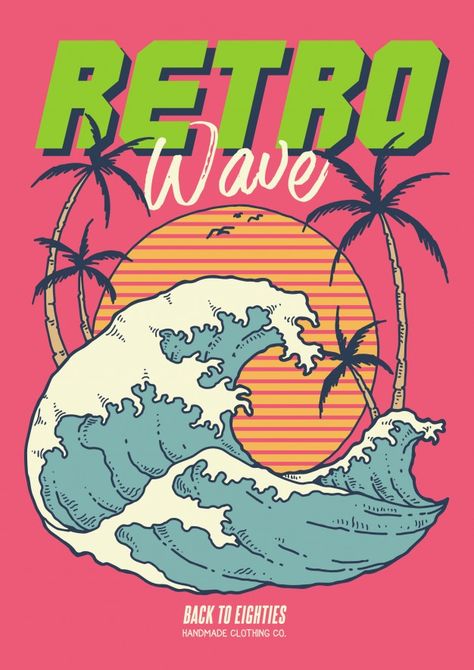 Wallpaper Retro, Retro Wave, Bedroom Wall Collage, Picture Collage Wall, Retro Waves, Photo Wall Collage, Retro Wallpaper, Retro Designs, Poster Retro