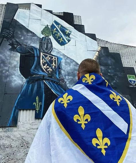 Bosnian Aesthetic, Bih Bosnia And Herzegovina Flag, Bosnian Culture, Bosnian Flag, Bosnia Flag, Balkan Style, Herzegovina Flag, Tattoo 2022, Warriors Wallpaper