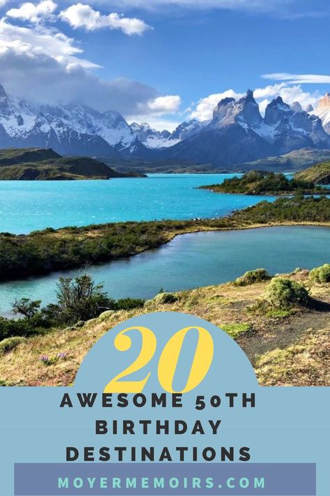 20 Awesome Ideas to plan a perfect 50th birthday trip. These ideas are from travel content creators & they know their stuff. Top ideas for 50th birthday trips / 50th birthday party trips / milestone vacations / birthday party vacations / 50th birthday celebration / top birthday vacations / birthday vacation stories / inspirational trips / what to do on your 50th birthday / birthday trip gifts / 20 places to go for your birthday / places to go for 50th birthday / 50th birthday trip ideas trav Best Places To Celebrate 50th Birthday, Things To Do For Your 50th Birthday, 50th Birthday Weekend Ideas, Birthday In Europe, 50th Birthday Vacation Ideas, 50th Bday Ideas, Birthday Places To Go, 50th Birthday Trip Ideas, Birthday Vacation Ideas