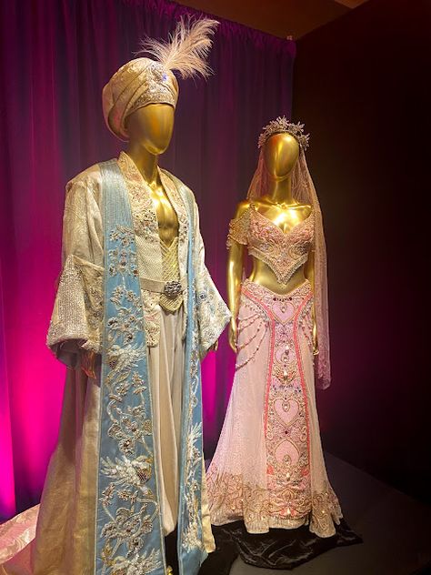 Aladdin Broadway Costumes, Aladdin Musical Costumes, Pantomime Outfits, Aladdin Fashion, Aladdin Outfit, Wise Men Costume, Disney Broadway, Wise Man Costume, Aladdin Play