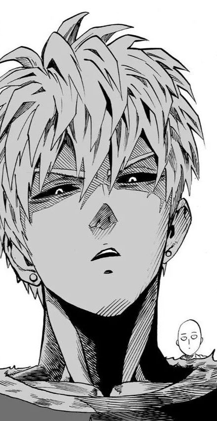 One Punch Man Genos Manga, Saitama Manga, Genos Saitama, Genos One Punch Man, Opm Manga, One Punch Man Funny, Genos Wallpaper, Saitama One Punch, Saitama One Punch Man