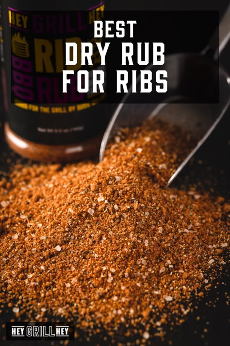 Brown Sugar Rib Rub, Rib Dry Rub, Rib Rubs, Rub For Pork Ribs, Rub For Ribs, Rib Rub Recipe, Grilled Ribs, Traeger Cooking, Bbq Rub Recipe