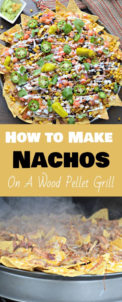 Grill And Smoker Recipes, Recipes On The Smoker, Nachos On The Smoker, Recipes For Pellet Smokers, Green Mountain Smoker Recipes, Traeger Nachos, Rec Tec Grills Recipes, Camp Chef Pellet Grill Recipes, Put Boss Smoker Recipes