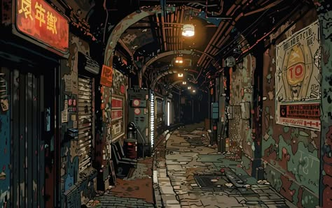 Cyberpunk Games, Underground City, City Layout, Underground Cities, Cyberpunk City, Dark City, Building Art, Futuristic Art, Art Station