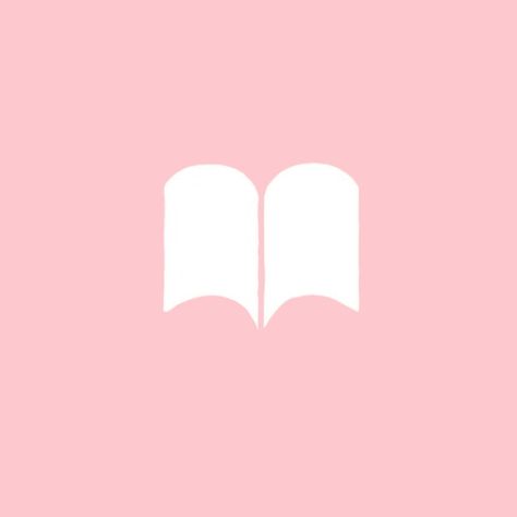 Pink Iphone App Icons Calendar, Pink App Icons Books, Book Icon Aesthetic Pink, Pink Kindle Icon, Book Widget Icon, Books Icon Pink, Pink School Icon, Books App Icon Aesthetic, Pastel Pink Icons For Apps