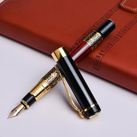 1 Color: Gold. Writing Habits, Calligraphy Business, Writing Calligraphy, Writing Materials, Roller Pen, How To Write Calligraphy, Metal Pen, Business Gift, Writing Pens