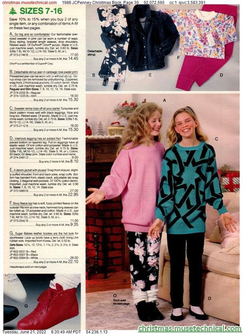 Decade Outfits, Jcpenney Catalog, 80s Fashion Kids, 80s Inspired Fashion, Christmas Catalogs, Christmas Book, Fashion Catalogue, Christmas Books, Book Page