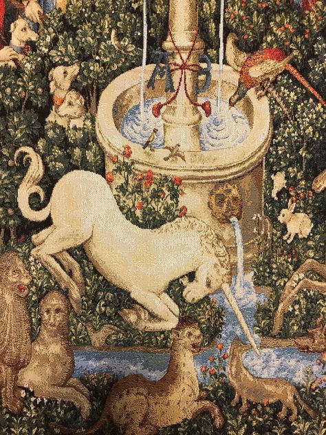 The Unicorn Tapestries, The Last Unicorn Tapestry, Unicorn In Captivity Tapestry, Classic Unicorn Art, Medieval Unicorn Tapestry, The Last Unicorn Painting, Unicorn Medieval Art, Old Unicorn Art, Medieval Art Dragon