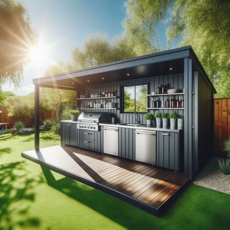 Image Creator Bbq Huts Garden, Grill Hut, Bbq Shed, Bbq Hut, Contemporary Outdoor, Outdoor Bbq, Animated Gifs, Images Photos, Bing Images