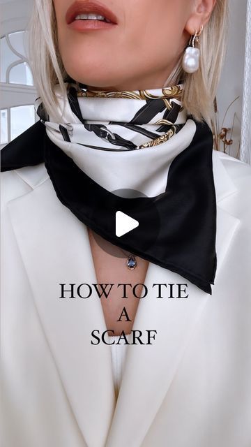 sofievalkiers on March 7, 2024: "My favourite scarf hack 💙 jewelry: @valkiersjewellery / scarf: @hermes #scarfhack #hacks #fashionhack #scarftutorial #hermes #hermess..." French Scarf Style, Hermes Scarf Tying, Hermes Scarf Outfit, Scarf Hermes, French Scarf, Scarf Wearing Styles, Hermes Twilly Scarf, Tie A Scarf, Diy Fashion Scarf