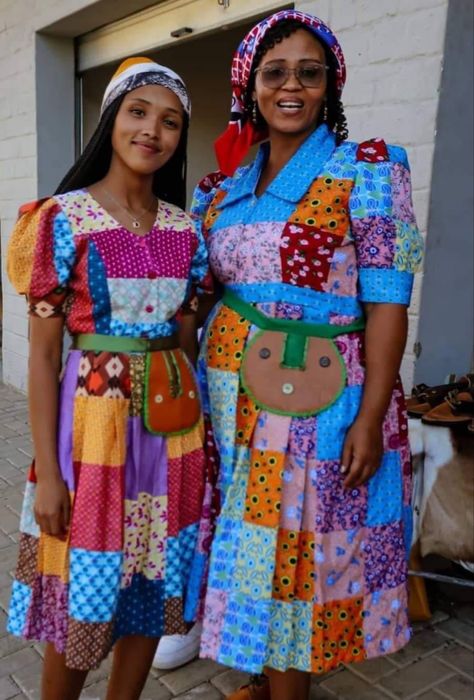 Gorgeouse nama women of namibian tribe Nama People Namibia, Backyard Play, Fashion Gowns, African Print Dress, Traditional Attire, Amazing Photos, Traditional Dresses, African Print, Folk Art