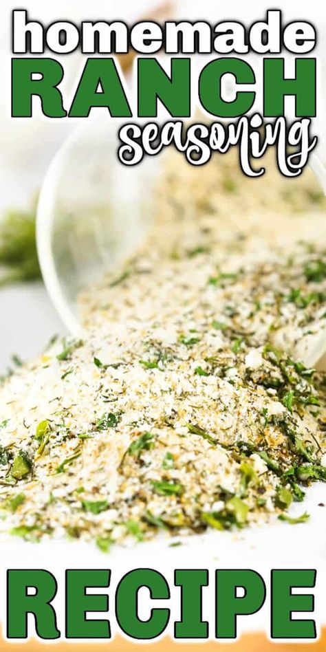 BEST RANCH SEASONING RECIPE Mrs Dash Seasoning, Keto Seasoning, Ranch Seasoning Recipes, Lamb Marinade, Homemade Ranch Seasoning, Chicken Bacon Ranch Casserole, Homemade Spice Mix, Ranch Dressing Recipe, Hidden Valley Ranch