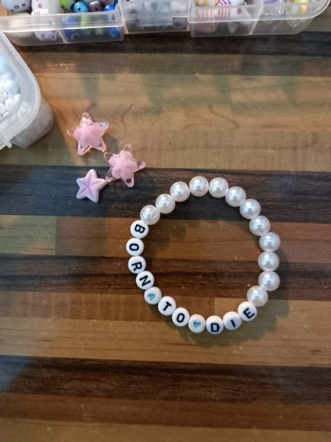 Lana Del Rey Clay Bead Bracelet, Lana Del Rey Inspired Jewelry, Bracelet Ideas Lana Del Rey, Frank Ocean Bracelet Ideas, Lana Del Ray Bracelet, Lana Del Rey Beaded Bracelet, Lana Del Rey Friendship Bracelet, Ldr Bracelets, Lana Del Rey Bracelet