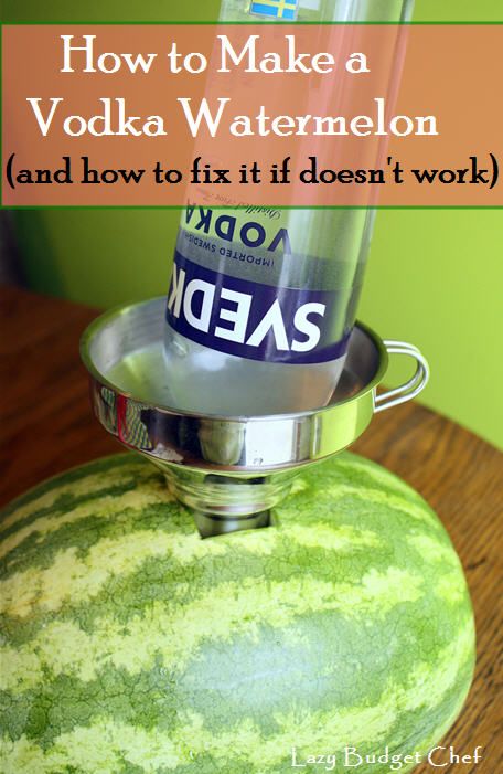 How to make a vodka infused drunked watermelon and how to fix it when it doesn't work the first time. Watermelon With Vodka, Drunk Watermelon, Watermelon Alcohol, Drunken Watermelon, Alcohol Infused Fruit, Vodka Watermelon, Spiked Watermelon, Watermelon Keg, How To Make Vodka