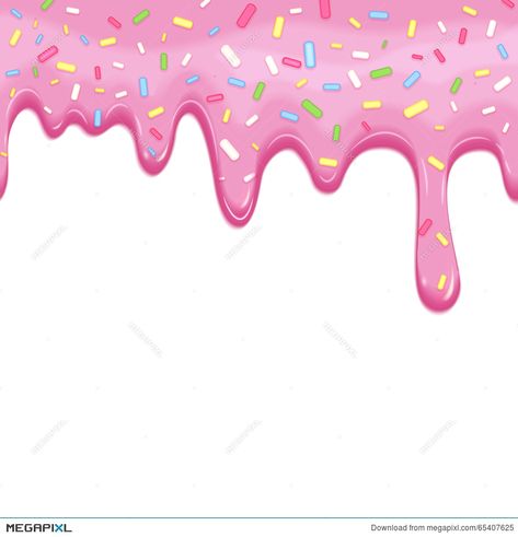 Dripping pink doughnut seamless vector glaze Sprinkles Iphone Wallpaper, Doughnut Wallpaper, Doughnut Aesthetic, Sprinkle Doughnut, Cool Colorful Backgrounds, Pink Doughnut, Sprinkles Party, Pastel Texture, Ice Cream Wallpaper