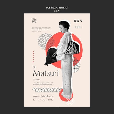 Japan Template Design, Japanese Flyer Design, Japanese Event Poster, Japan Poster Design, Japanese Design Graphic, Space Reference, Kyoto Poster, Japanese Layout, Manifesto Poster