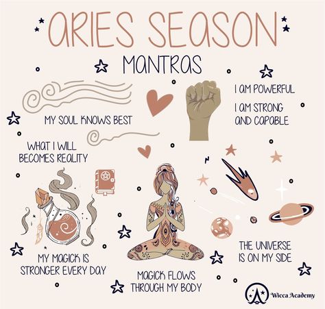 Aries Vision Board, Aries Altar, Aries Rituals, Aires Season, Aries Season Aesthetic, Aries Season Quotes, Aries Mantra, Aries Archetype, Aries Witch