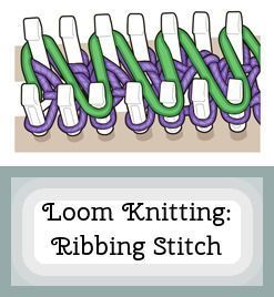 Rectangular Loom Knitting Patterns, Looming Patterns, Loom Knitting For Beginners, Round Loom Knitting, Loom Scarf, Knitting Board, Loom Knitting Stitches, Round Loom, Finger Crochet