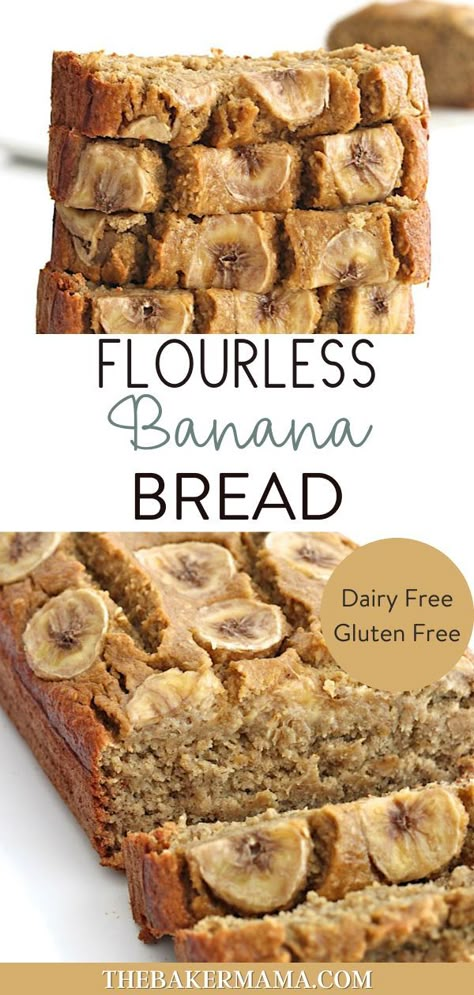 Banana Recipes No Flour, Healthy Banana Smoothie, Dipped Bananas, Banana Bread Simple, Banana Bread Almond Flour, Banana Nut Pancakes, Dairy Free Banana Bread, Flourless Banana Bread, Banana Oat Bread