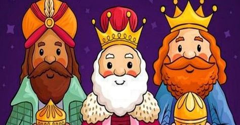 Happy Three Kings Day, Dtf Designs, Crown Template, Diy Nativity, Ideas Navidad, Three Wise Men, Christmas Nativity Scene, Three Kings, Christmas Characters