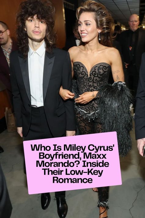 So, who is Miley Cyrus' boyfriend? Although they tend to stay out of the spotlight, Miley Cyrus and Maxx Morando have been linked since 2021. Not only have they collaborated on music together, he's also designed some of her stage outfits. Here's everything we know about Miley Cyrus and her boyfriend. Miley Cyrus 2024, Miley Cyrus Boyfriend, Best Wedding Songs, Music Together, Music Festival Outfits, Boyfriend Photos, Entertainment Tonight, Skin Secrets, Next Fashion