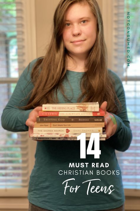 This list of 14 Christian books for teens contains must-reads! Your teen will be both entertained and inspired with the books on this list! Christian Books For Teens, Christian Teen Books, Christian High School, High School Reading, Book Reports, Clean Book, Homeschool Books, Reading Curriculum, Charlotte Mason