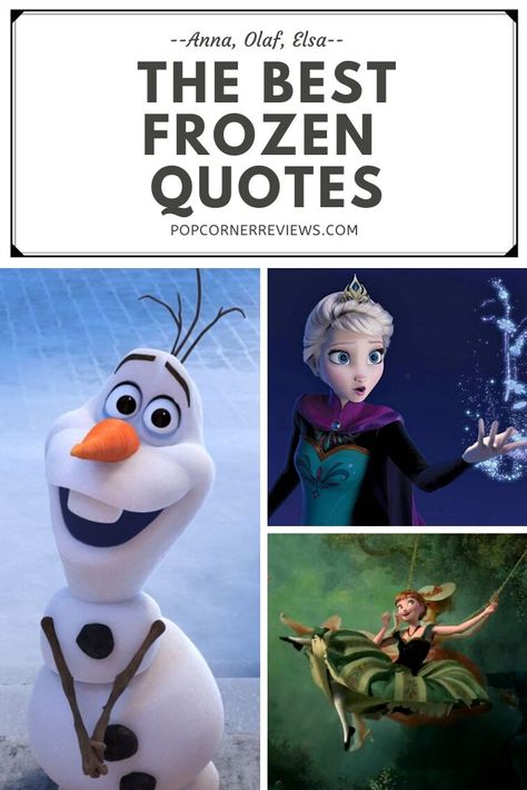 Cute Frozen quotes from our favorite Frozen characters -- Anna, Elsa, Olaf -- are my go-to for anything that needs a winter caption! Disney Frozen Quotes, Frozen Birthday Quotes, Quotes From Frozen, Frozen Movie Quotes, Frozen Sister Quotes, Ice Quotes, Olaf Quotes, Elsa Quotes, Frozen Quotes