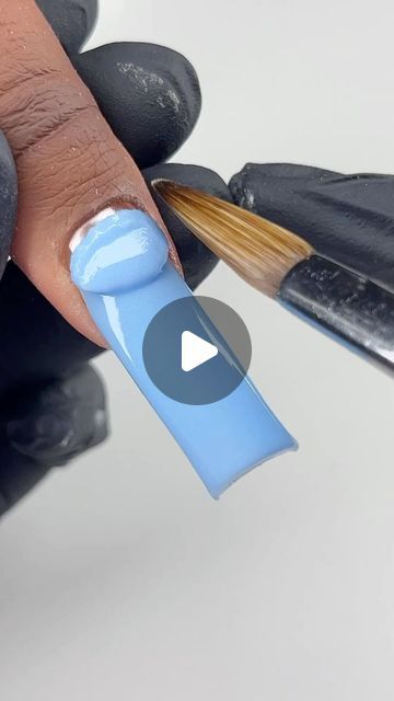 KRYLX | Premium Acrylic Nail Supply on Instagram: "acrylic application using powder blue and our size 12 acrylic brush from krylx.com 💖 our restock is march 3 at 8pm est. get your lists ready as we will close the website Wednesday to update inventory 🫶🏽
••••••••
@aleana_hand true summer. code KRYLX for $ off. ✨" Acrylic Nail Supplies, Acrylic Application, True Summer, Acrylic Brushes, March 3rd, March 3, Nail Supply, Powder Blue, Acrylic Nails